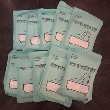 FAWN Disposable Bathtub Covers Liners 10-Pack Lot for Travel Hotel Spa 47x102