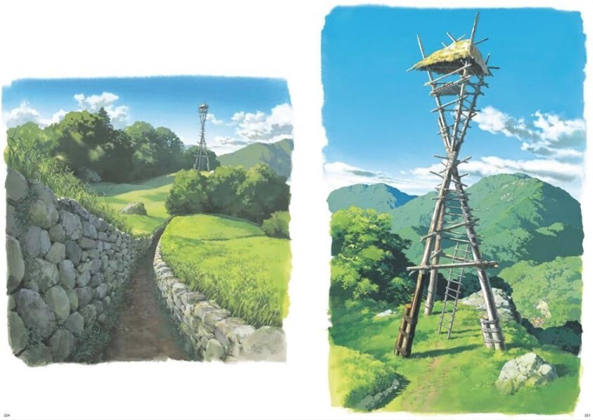 Painting the Worlds of Studio Ghibli Background Art Book by