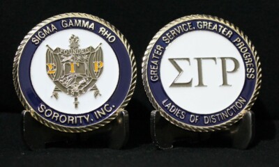 SIGMA GAMMA RHO SORORITY COLLECTIBLE CHALLENGE COIN COINS NEW