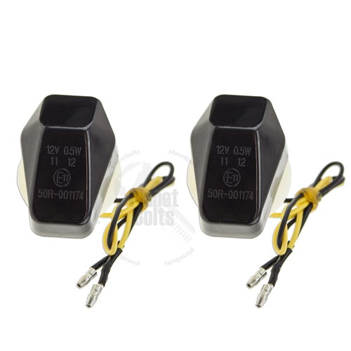 Turn Signal Flush Mount For Suzuki GSXR 600 1000 750 LED Light SV Flasher Smoke - 第 1/3 張圖片