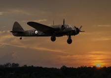 Bristol Blenheim sunset landing canvas prints various sizes free delivery 