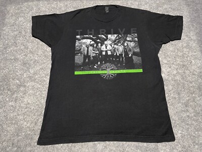 Casting Crowns Thrive Tour 2014 Concert 2 Sided Large Black Band Group Shirt