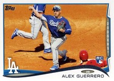 2014 Topps #643 Alex Guerrero RC Los Angeles Dodgers