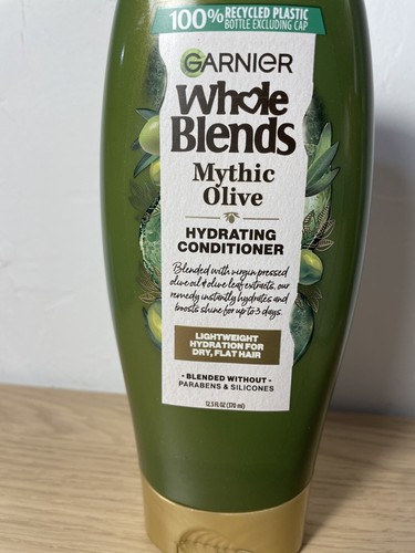 Garnier Whole Blends Replenishing Conditioner Legendary Olive, Dry Hair, 12.5 oz