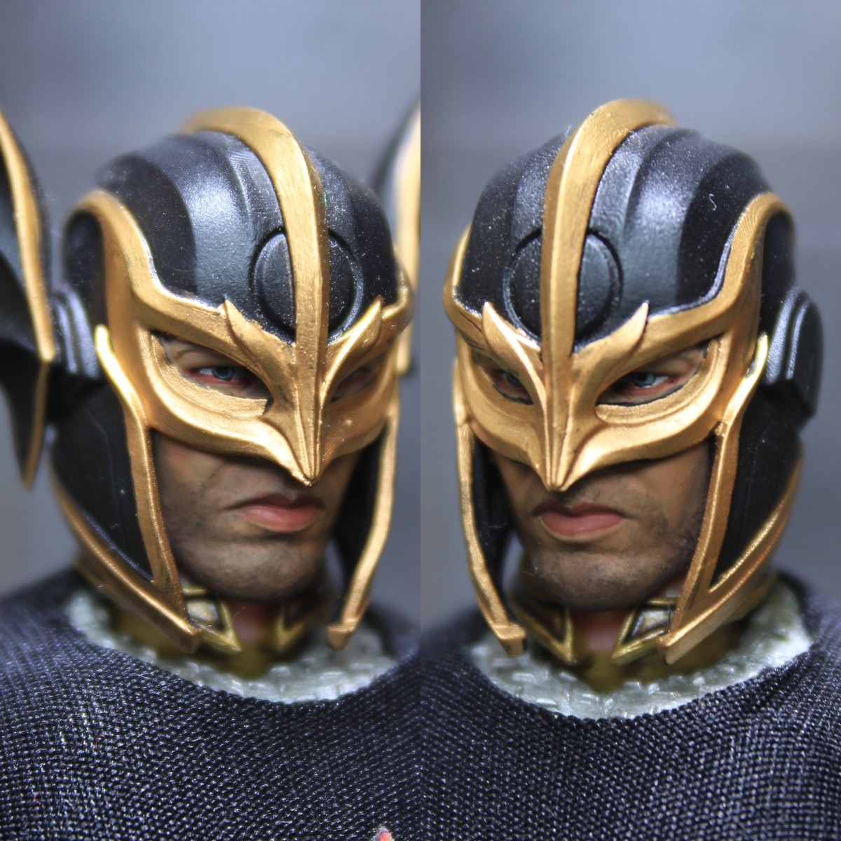 1/12 Custom Marvel Universe Dane Whitman Black Knight Head Sculpt