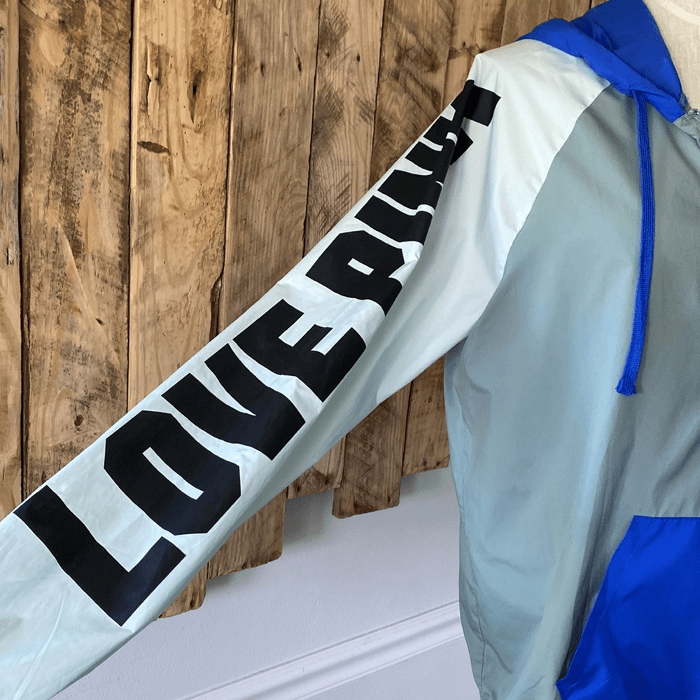 PINK Medium Pullover Lightweight Windbreaker Half… - image 5