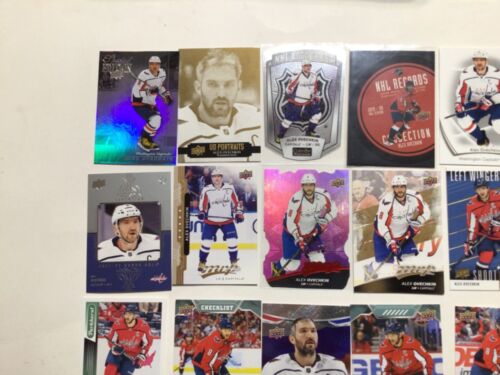 Lot de 15 cartes hockey Alex Ovechkin Washington Capitals - Photo 1 sur 3