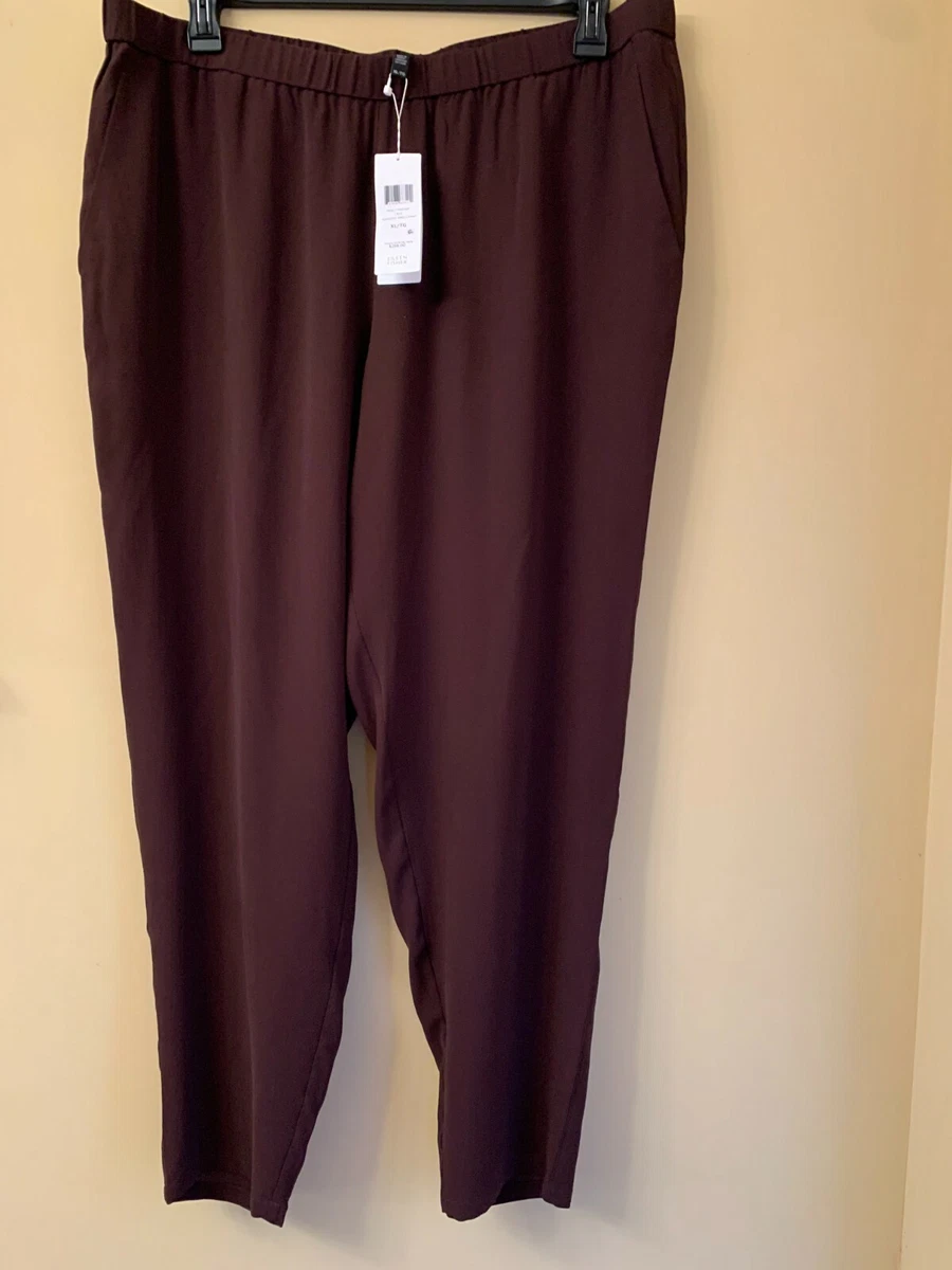 Eileen fisher crepe ankle pants cheap
