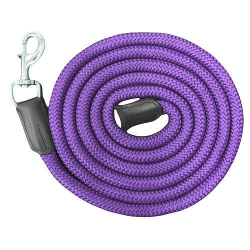 Cuerda de plomo de caballo de nailon de 9 pies - 3/4" de grosor, fuerte y cómoda con Bull Snap - Imagen 9 de 11