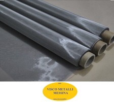  Rete Tela Acciaio Inox AISI 304 MESH 120 cm 50x100 filtri aspirazione polveri