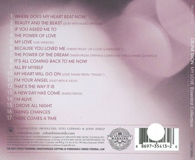 C LINE DION - MY LOVE: ESSENTIAL COLLECTION NEW CD