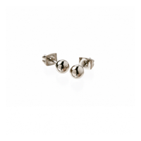 Boccia Schmuck Ohrstecker Poliert Kugel Paar Titan Ø 5,5 Mm 0504-01
