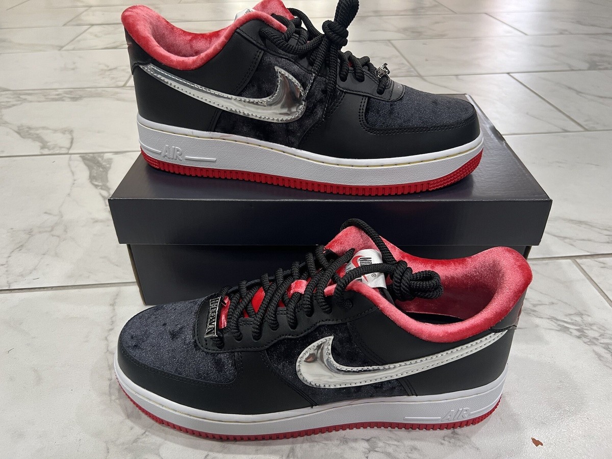 air force 1 black and red limited edition