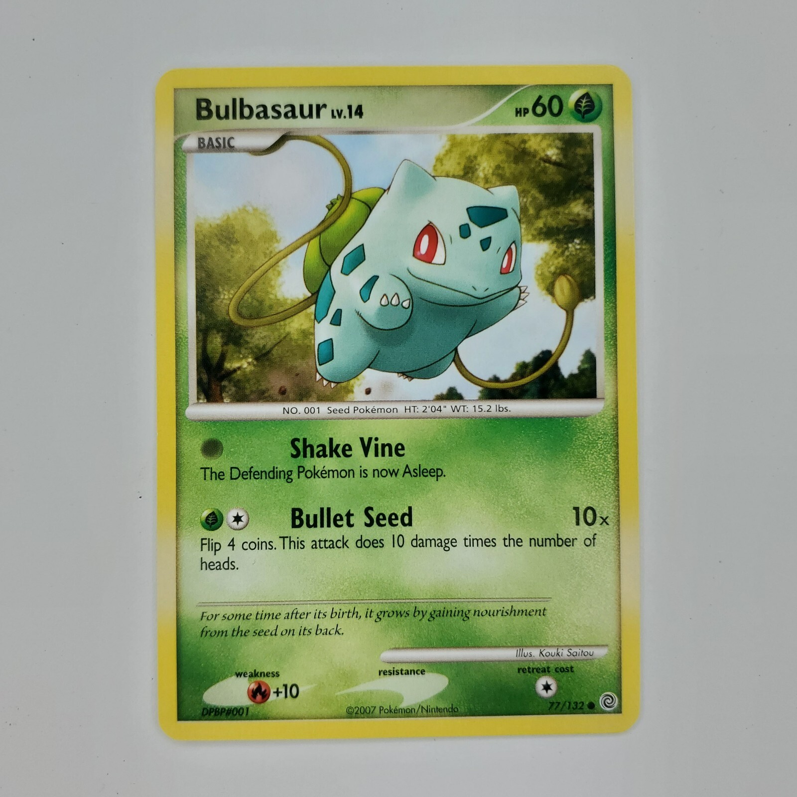 Bulbasaur 77/132 Non-Holo Secret Wonders NM Pokemon card
