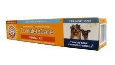 Arm & Hammer Complete Dental Kit with Brush for Adult Dogs 09/26 Peanut Butter