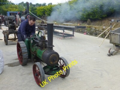 Foto 6x4 Miniatur Dampfmaschine, Vintage Rallye, Plumbridge Plumb Bridge c2015
