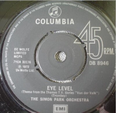 The Simon Park Orchestra - Eye Level (7'', Single, Kno)