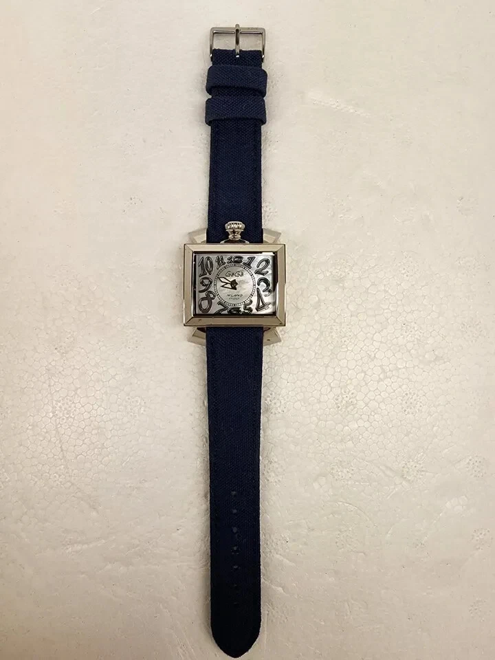 Reloj Cuadrado GAGA MILANO NAPOLEONE BREVETTATO Edición Temprana Raro Ref N 5373 FUNCIONA Foto 3 de 4