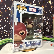 Funko Pop! Vinyl: Marvel - Red Guardian - Amazon (AM) Exclusive #810 W Protector