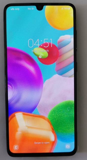 Samsung A41 64GB 48MP Camera. Unlocked. (Brand New Screen Fitted) Samsung A41 64GB 48MP Camera. Unlocked. (Brand New Screen Fitted)