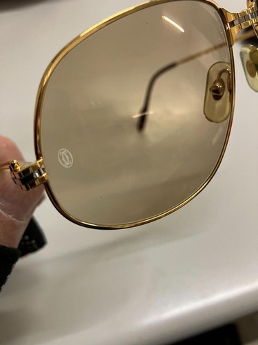 Cartier sunglasses gold frame Case included Eyewear Fashion Accessories a606 - Picture 7 of 10