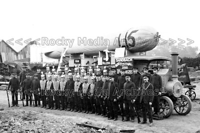 ISF-1 Maifest mit Luftschiff, Sandbach, Cheshire 1916. Foto