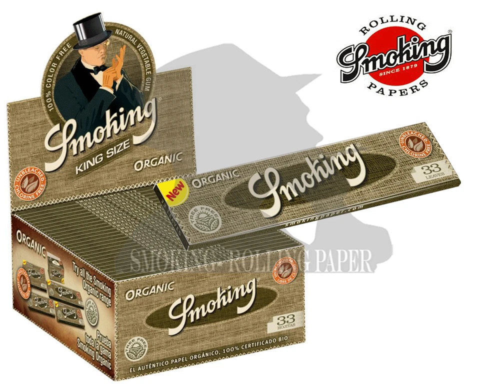 Cartine Smoking Organic Lunghe Bio King Size Slim 100% IN CANAPA 50 LIBRETTI