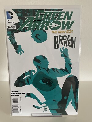 Green Arrow The New 52 #34 DC Comics US Heft Top Zustand bagged and Boarded