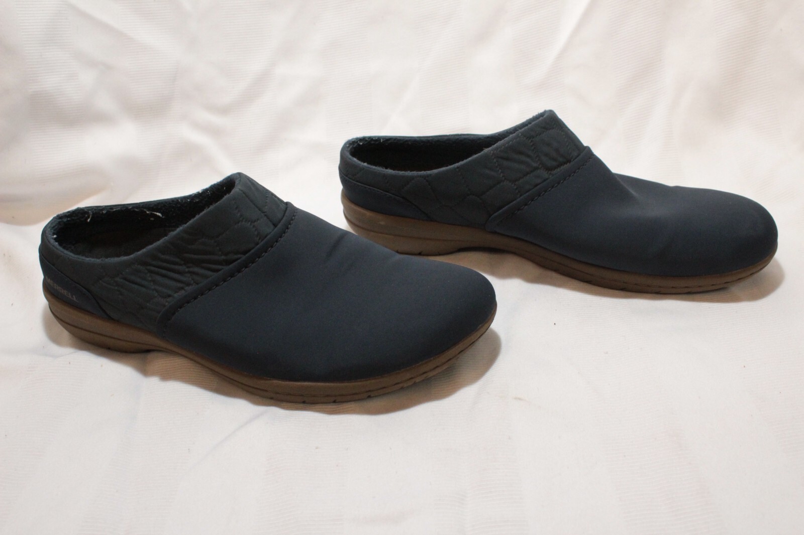 Merrell zoccoli scarpe donna 8 5 blu passeggio J95196 slip on