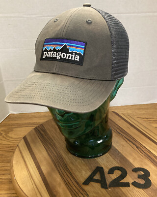 2 TONE GRAY PATAGONIA NETPLUS BEATER HAT MADE FROM RECYCLED NETS SNAPBACK  A23