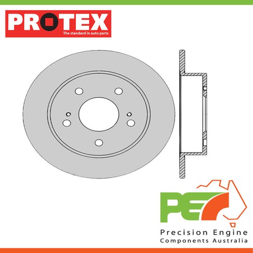 1x Brand New *PROTEX* Rotor - Rear For NISSAN 200SX S14 2D Coupe RWD ...