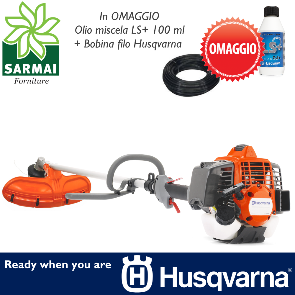 HUSQVARNA 253RJ DECESPUGLIATORE PROFESSIONALE 50 CC 3,1 CV TAGLIAERBA