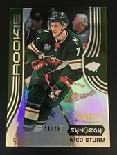 2019-20 Upper Deck Synergy Green 43 Rookies Tier 1 RC Nico Sturm ed/299