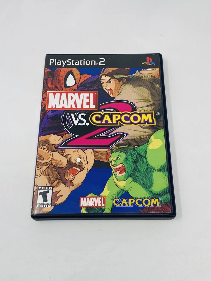 Marvel vs Capcom 2 (Sony PlayStation 2) CIB Complete - TESTED - Image 2 of 4