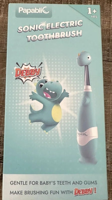 Papablic Babyhandy 2-Stage Baby Sonic Electric Toothbrush for Babies and Toddler