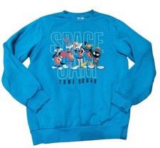 Vtg Space Jam Sweatshirt Tune Squad Promo Looney Tunes Adult Medium 38-40 