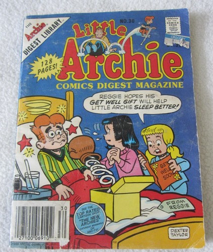 THE NEW LITTLE ARCHIE Archie Digest Magazine Comic Books #30 Vintage - 第 1/2 張圖片