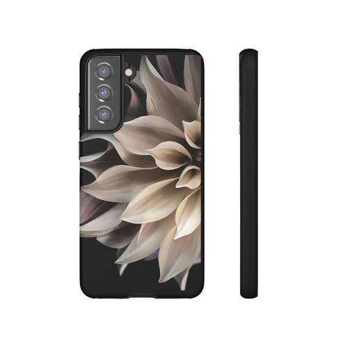 Tough Case For iPhone, Samsung Galaxy, Pixel, Cream Dahlia Flower Print - 第 210/223 張圖片