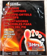 Little Hotties Adhesive Toe Warmers 5 Hours Pure Heat Safe Exp. 2022