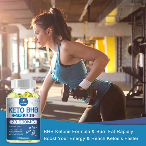 KETO BHB 20000mg Diet Pills Ketone Weight Loss Fat Burner Carb Blocker Diet NEW - Picture 7 of 12