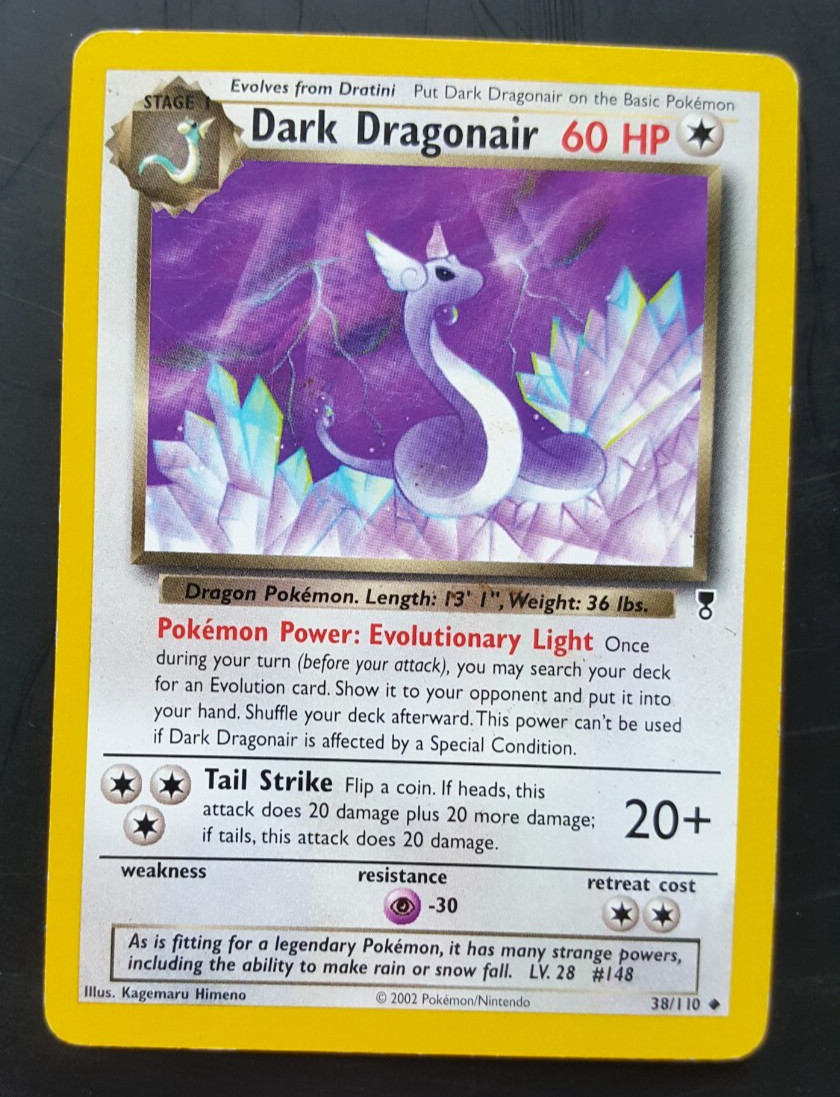Dark Dragonair - 38/110 - Legendary Collection Uncommon Pokemon TCG - EXC/LP