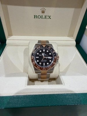 2024 Rolex GMT-MASTER II 126711CHNR Rose Gold & Stainless Papers Box