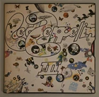 Led Zeppelin III Vinyl LP Record VG+  1970's  Atlantic Records  Page  Plant