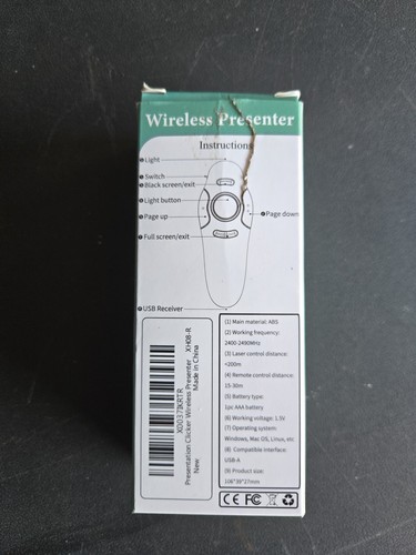 Wireless Presentation Clicker for PowerPoint Presentations, USB Dongle Presenter - Picture 2 of 2