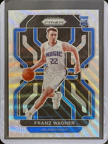 Franz Wagner Rookie - 2021-22 Panini Prizm Basketball - Silver Wave Prizm #310
