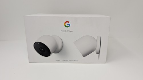 Google Nest Cam 2 Pack Outdoor or Indoor Battery Security Camera
