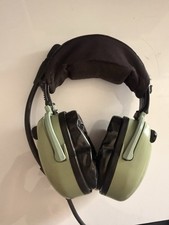 David Clark H20-10x Noise Cancelling Aviation Pilot Headset w/ New Mic Covers