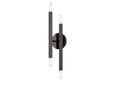 Livex Lighting 46982-46 Monaco Wall Sconce Black Chrome