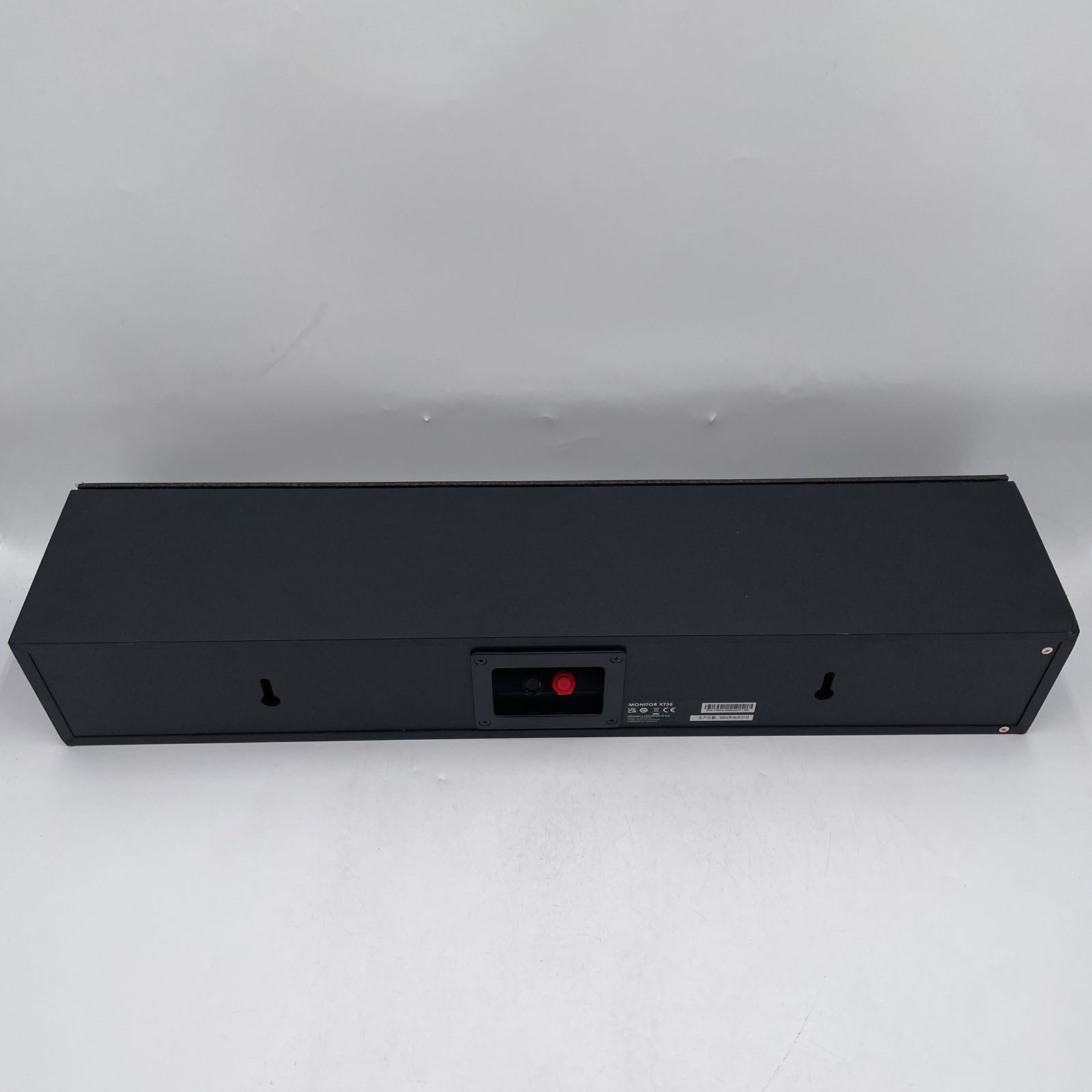 Polk Monitor XT35 Slim Center Channel Speaker Midnight Black - READ