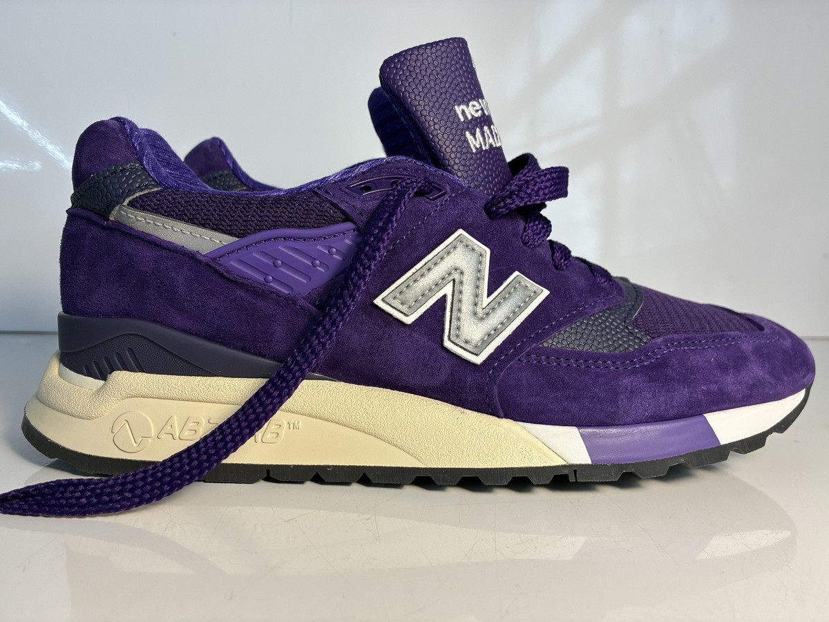 スニーカー New Balance 998 Plum Purple U998TE New Balance Teddy Santis X 998 Made In Usa Plum Purple U998TE Mens